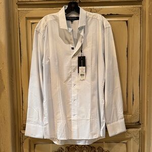 Men's White/light blue Shirt